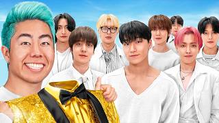 I Surprised ATEEZ With Custom Outfits [upl. by Rizika]