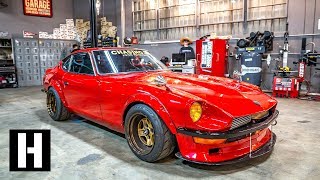 Crazy Clean Garage Build SR20 Powered Chasing Js 240z [upl. by Nosaes917]