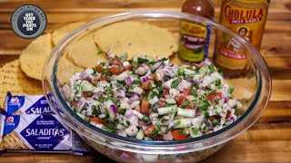 Ceviche de Pescado  Tilapia Recipe  Mexican Food [upl. by Anitsirhcairam]