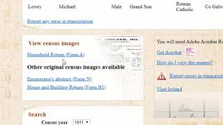 1901 Census Of Ireland [upl. by Uase]