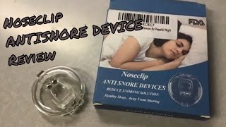 Neomen Snoring Solution Magnetic Anti Snore Clip Review [upl. by Cavill]