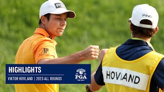 Viktor Hovland Extended Tournament Highlights  2023 PGA Championship [upl. by Radke]