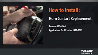 Horn contact repair by Dorman Products [upl. by Togram]