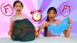 I FIX amp GRADE MY SISTERS SLIME CHALLENGE [upl. by Toille]