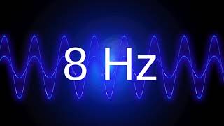 8 Hz clean pure sine wave BASS TEST TONE frequency [upl. by Lebama612]