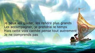 Vaiana Le bleu lumière lyrics [upl. by Acireed14]