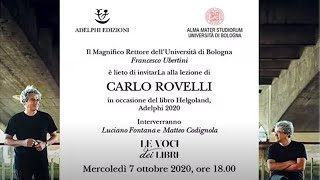 Lezione di Carlo Rovelli [upl. by Jemma]