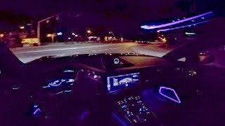 2018 Porsche Panamera Turbo S POV NIGHT DRIVE by AutoTopNL [upl. by Ahsinek]