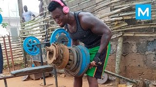 REAL GYM  African Bodybuilders  Muscle Madness [upl. by Euqnom]