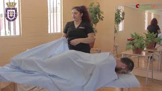 Masoterapia clase 1 Relajación de rostro cuello y espalda [upl. by Tinor]