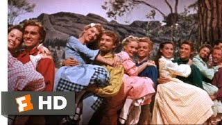 Seven Brides for Seven Brothers 510 Movie CLIP  The Barn Dance 1954 HD [upl. by Odnomra]