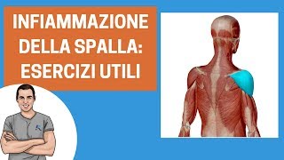 Infiammazione tendini della spalla due esercizi utili [upl. by Cale]