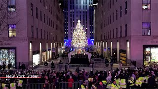 Rockefeller Christmas Tree Lighting NYC November 30 2022 [upl. by Retrac]