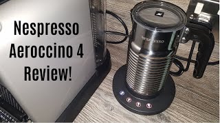 Nespresso Aeroccino 4 Milk Frother Review  Worth upgrading from the Aeroccino 3 [upl. by Frieder205]