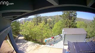 RAW VIDEO Small Plane Crashes Near Lake Arrowhead 2 Survive [upl. by Ahearn]