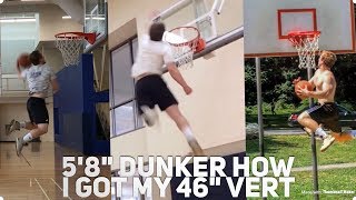 58quot Dunker  How I Increased My Max Vert 20quot Dunk Motivation [upl. by Ofloda]