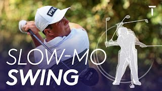 Viktor Hovlands golf swing in Slow Motion [upl. by Viens]