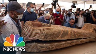 Egyptian Mummies Discovered After Being Buried For More Than 2600 Years  NBC News [upl. by Brooks765]