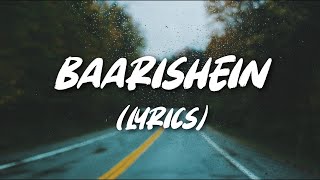 Baarishein Studio  Anuv Jain Lyrics [upl. by Eusebio]