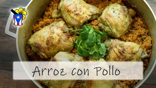 How to make Arroz con Pollo  Easy Puerto Rican Recipe [upl. by Shewchuk]