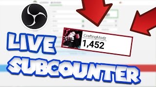 ✅Tutorial Youtube Abonnenten im StreamOBS Anzeigen  Live YoutubeSubscribe Counter in OBS✅Rici [upl. by Hausmann]