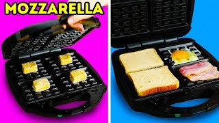 10 SURPRISING FOODS YOU CAN MAKE IN YOUR WAFFLE MAKER [upl. by Lamoureux52]