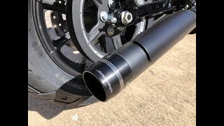 Screamin Eagle SlipOn Exhaust Sound vs Harley OEM Stock Exhaust  2019 Sportster Iron 1200 Review [upl. by Margaux]