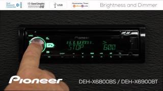 How To  DEHX6900BT  Brightness and Dimmer Settings [upl. by Tijnar]