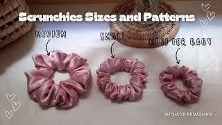 Ultimate Scrunchie Size Guide Baby Mini Small amp Medium  Best Patterns for Every Age [upl. by Nort]