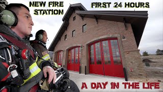 First 24 Hours in a New Fire Station  A Day in the Life [upl. by Yhtomot]