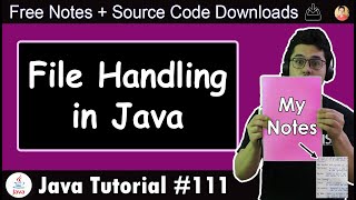 File Handling in Java [upl. by Enovad3]