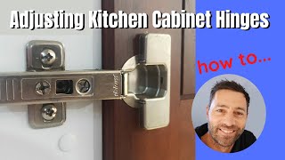 How to adjust kitchen cabinet doors that won’t close [upl. by Ennaylloh210]