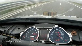 Golf 4 RS V10 1267HP acceleration 0315 Kmh GOGI Racing [upl. by Annay]