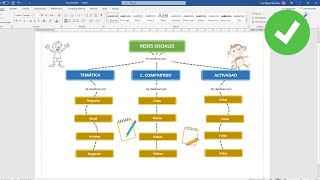 Como crear un mapa conceptual en WORD [upl. by Ellehcrad956]