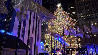 🎄 Rockefeller Center Christmas Tree Lighting [upl. by Ovatsug]