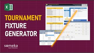 Tournament Fixture Generator  Standings Fixture Playoffs in Excel [upl. by Cowan]