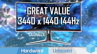 AOC CU34G2X Review The Best Value 1440p 144Hz Ultrawide Monitor [upl. by Eeslek]