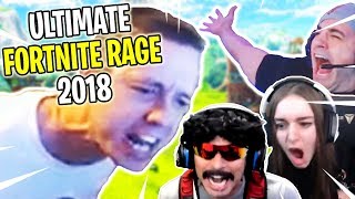 ULTIMATE Fortnite RAGES of 2018 Compilation [upl. by Moreland]