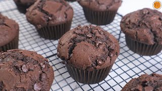 Chocolate Muffins  Mortar and Pastry [upl. by Chavey37]