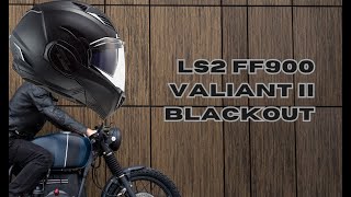 LS2 Valiant 2 Helmet Unboxing Blackout Matte Version [upl. by Terb666]