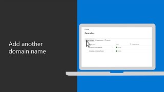 How to add another domain name in Microsoft 365 Business Premium [upl. by Mayman]