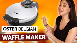 Oster Belgian Waffle Maker It cooks eggs too [upl. by Francene]