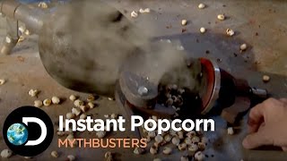 How To Make Instant Popcorn  Mythbusters [upl. by Henryson446]