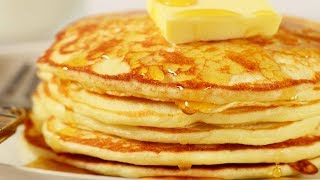 Pancakes Recipe Demonstration  Joyofbakingcom [upl. by Tra]