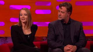 Graham Norton Show S19EP9  Russell CroweRyan GoslingJodie FosterGreg DaviesTom DaleyEltonJohn [upl. by Mencher]