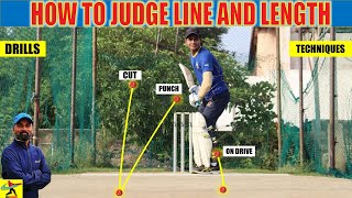 HOW TO JUDGE BALL’S LINE AND LENGTH IN BATTING  TECHNIQUE DRILLS AND TIPS  HINDI CRICKET COACHING [upl. by Allehc836]