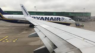 Ryanair Boeing 737800 Take Off London Stansted Airport [upl. by Chiaki]