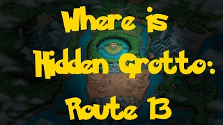 Where Is Hidden Grotto  Route 13 Location 2 Pokemon Black 2White 2 [upl. by Nassi194]