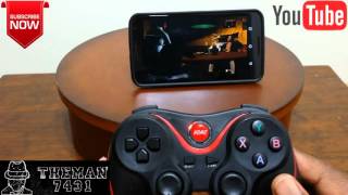 HOW TO CONNECT  TERIOS T3 BLUETOOTH GAMEPAD [upl. by Afatsuom]