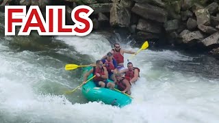 Fails Kayak amp Rafting Fail Compilation [upl. by Nivat]